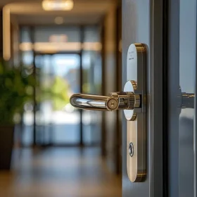 Über uns: Moderne Türschlösser mit Griffen vom Schlüsseldienst Kempen.