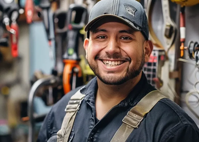 Der lächelnde Schlosser